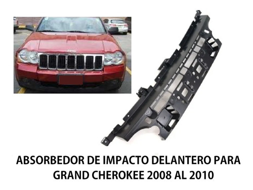 Absorbedor  Impacto Delantero Jeep Grand Cherokee 2008-2010