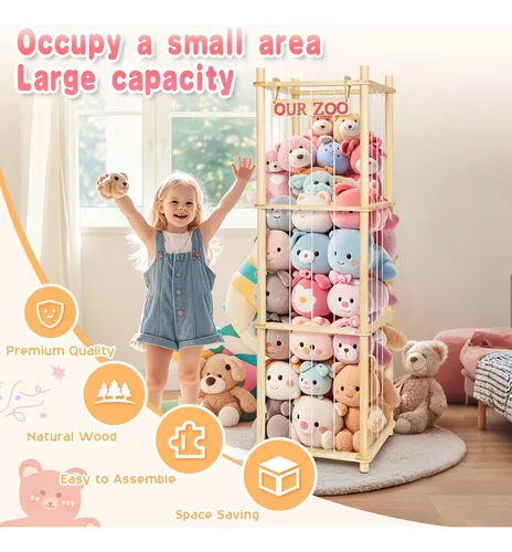 Stuffed Animal Storage Stuffed Animal Zoo Storage Cage Pvc