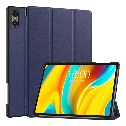 Funda Custer Solid Azul Oscuro Para Teclast T50 Pro [u]