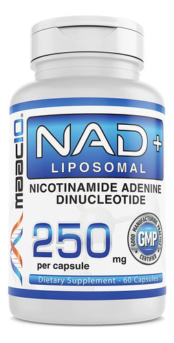 Suplemento Liposomal Nad+ De 500 M - Unidad a $4582