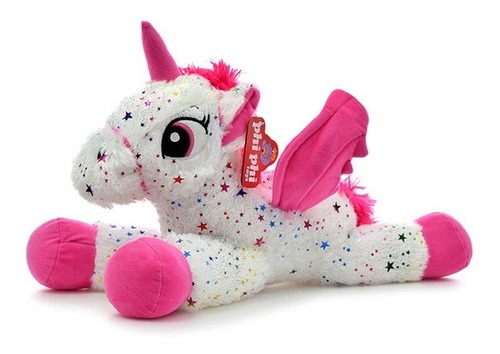 Unicornio De Peluche Con Estrellitas 45 Cm. Phi Phi Toys