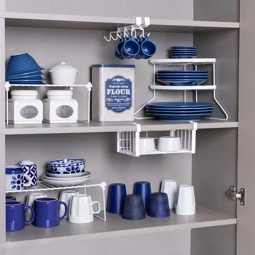 comprar Organizador De Armário De Cozinha Kit Com 5 Organizadores
