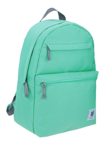 Mochila Colors 1818 Juvenil Unisex Grande Verde Menta