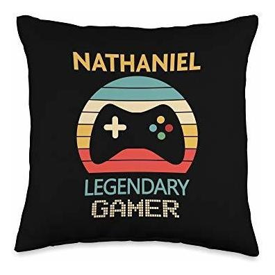 Gamer Nathaniel Nombre Regalos Nathaniel Nombre Gift 1wxjy