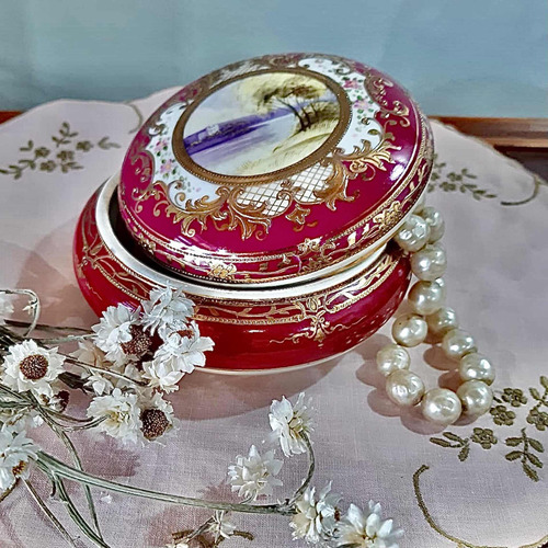 Imagen 6 de 10 de Antiguo Alhajero Porcelana Noritake