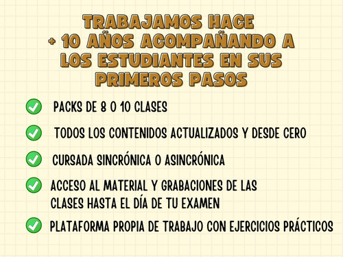Clases Apoyo Universitario, Terciario E Ingreso Unlam