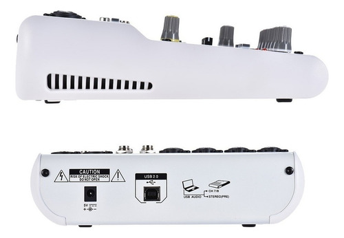 Consola Mezcladora De Audio Digital Ammoon Am -6r De 8 Canal