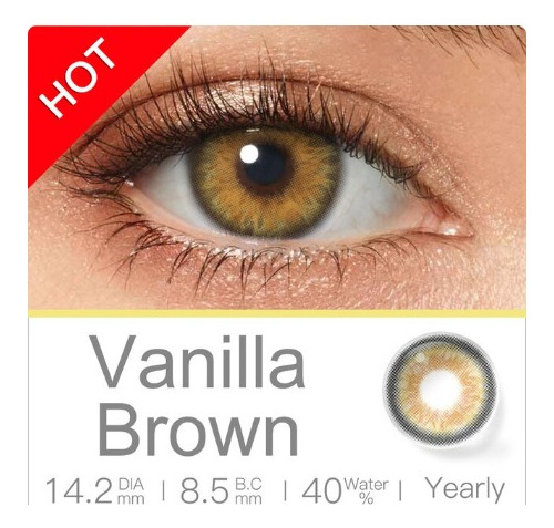 Lentes De Contacto Color Vanilla Brown Magister