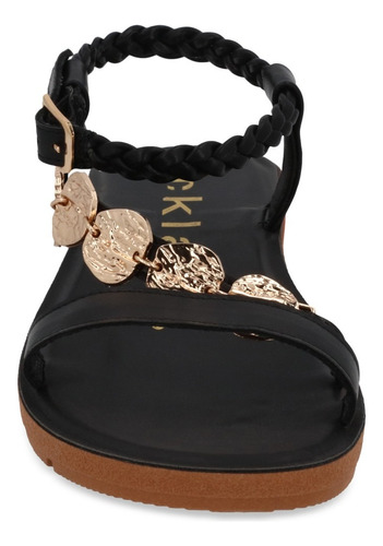 Sandalia Casual Mujer Negro 034-66