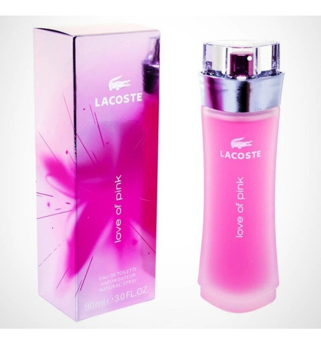 Perfume Original Lacoste Love Of Pink Dama 90ml 