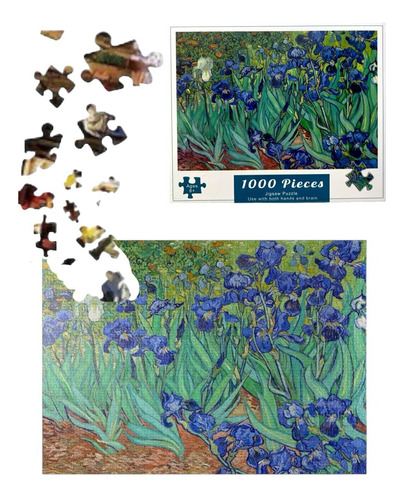 Rompecabezas 1000 Piezas Lirios Cuadro Van Gogh Puzzle