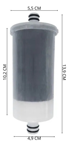 Vela Refil Blindado Torneira Com Filtro Universal Pro Saúde Cor Cinza