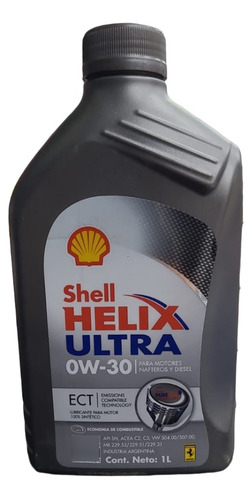 Aceite Shell Helix Ultra 0w-30 - 1 Litro