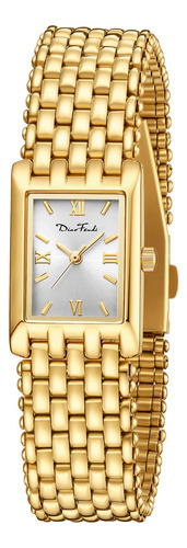 Diaofendi Relojes De Oro Para Mujer, Pulsera De Cuarzo, Pequ