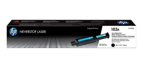 Imagen 2 de 3 de 3 Toner Hp 103a Original Negro W1103a Neverstop 1000w 1200w