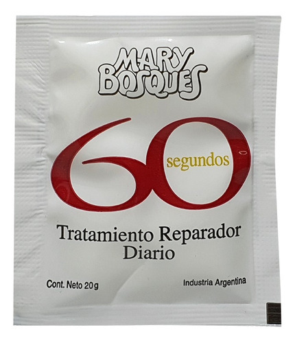 Tratamiento Reparador 60 Segundos Sobre X 20g Mary Bosques