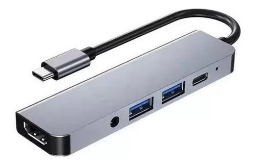 Adaptador Dock Thunderbolt3 4k Usb C Hdmi P/ Macbook Pro M1