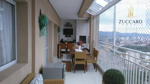Cobertura No Condomínio Parque Clube, Vila Augusta, 3 Vagas, 3 Suites. - Co0126