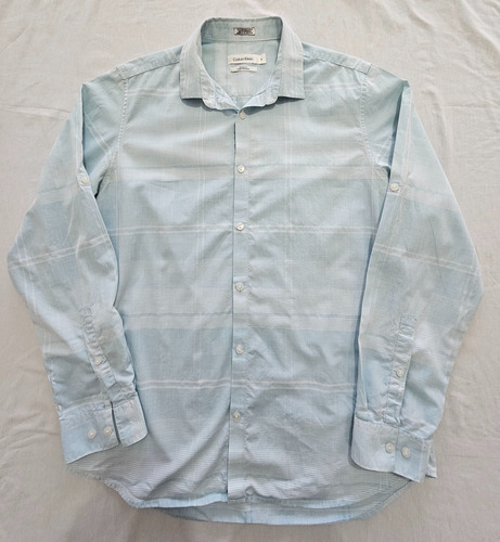 Camisa Calvin Klein Hombre Talle M Classic Fit 100% Algodón (Usado)