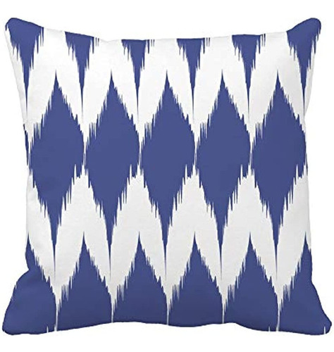 Awowee Throw Pillow Cover Abstract Ikat Accesorio Boho Class