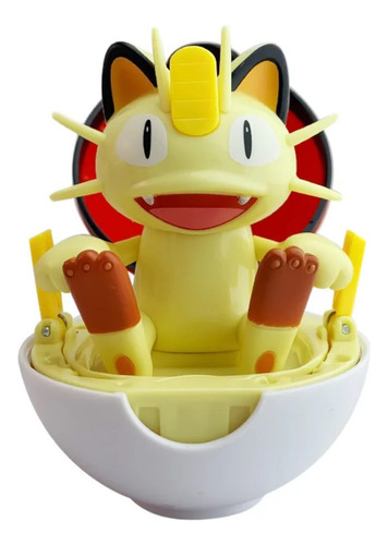 Juguete Pokemon / Pokebola Con Meowth Adentro / Original