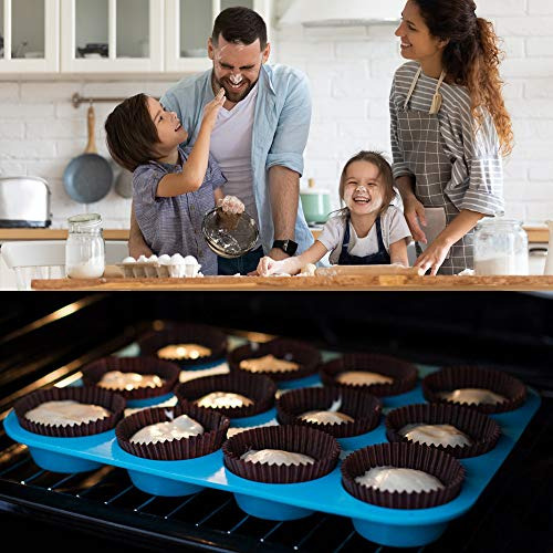 Juego De Moldes Para Muffins De Silicona: Moldes Para Muffin