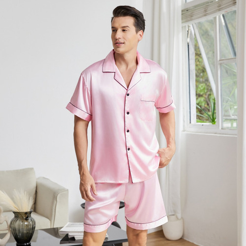 Conjunto De Ropa De Dormir Con Botones, Suave, 2 Piezas,