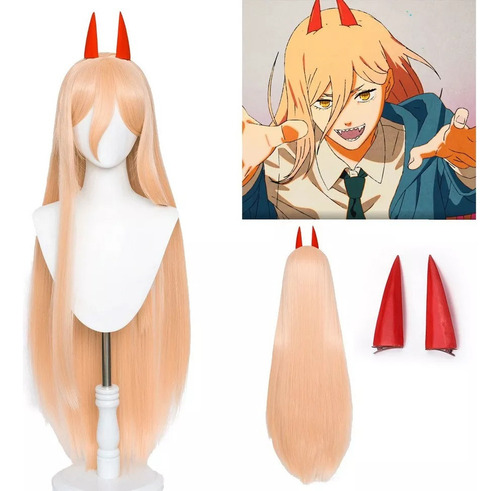 2025 Peluca De Cosplay Con Cuernos For Fie Halloween Navidad2023