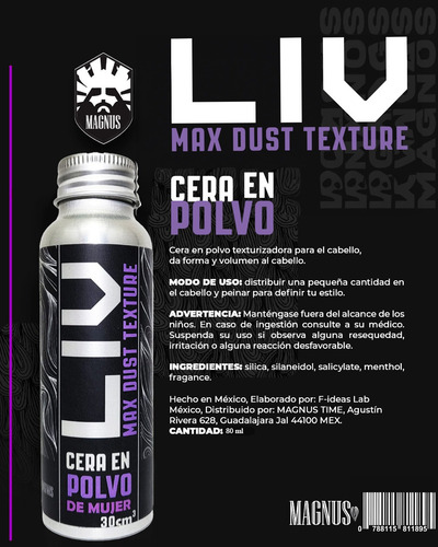 Pack 10+1 Gratis Cera En Polvo Para Mujer Liv De Magnus