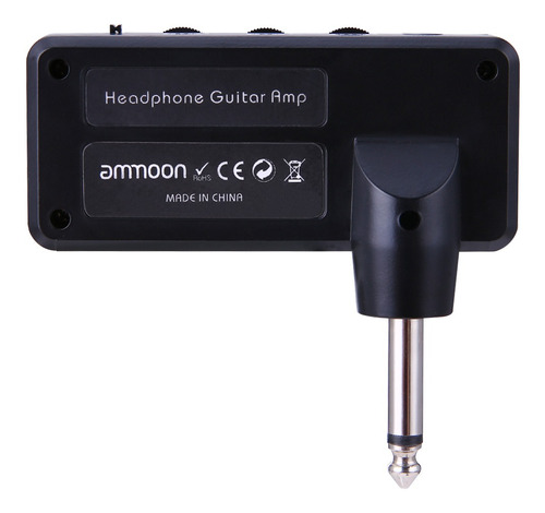 Imagen 4 de 10 de Amplificador De Audio Con Efecto Rock Jack Con Audífonos R