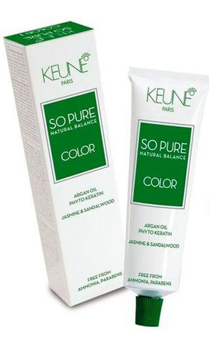 Kit Tintura Keune  So pure color Natural tom 3 dark brown natural para cabelo