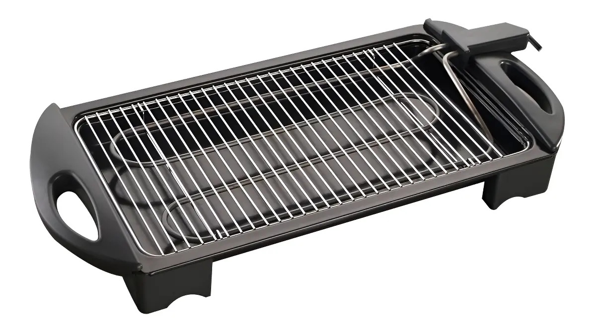 Churrasqueira Elétrica Portátil Fischer Grill Cinza 65,2 cm Ranch Grill