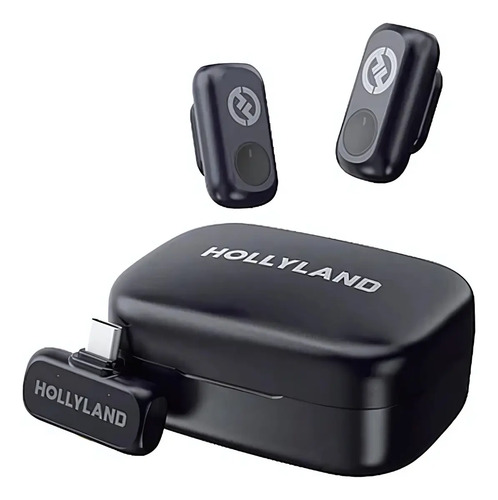 Microfone Hollyland Lark A1 Duo Usb-c cor Preto