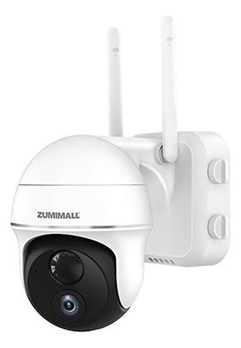 Zumimall - Cmara De Seguridad Inalmbrica Para Exteriores,