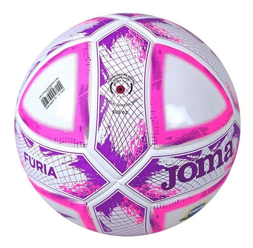 Imagem 4 de 4 de Bola Joma Futsal Oficial Fúria Cbfs Adulto Ed Limitada Rosa