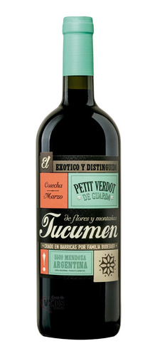 Vino Tucumen Reserva Petit Verdot Bodega Budeguer 750 Ml