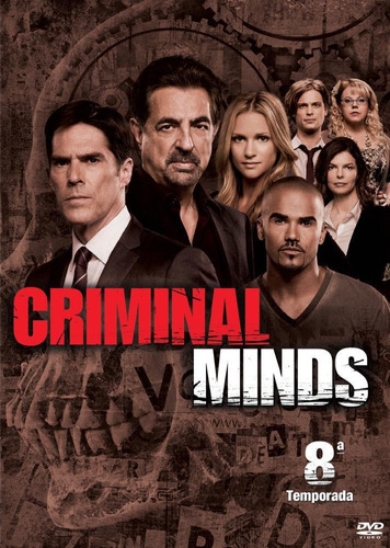 Dvd Criminal Minds 8ª Temporada (5 Discos)