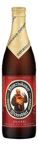 Cerveja Alemã Weissbier Dunkel Franziskaner One Way Garrafa 500ml