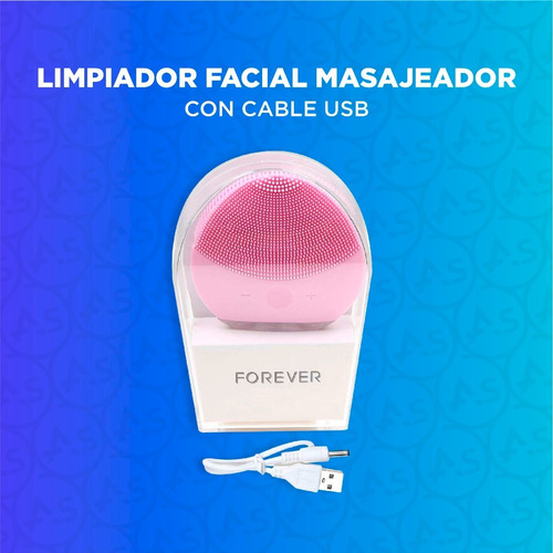 Imagen 4 de 10 de Limpiador Facial Eléctrico Cepillo Masajeador Rostro Maquina