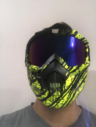 Mascara Protección Moto Motocross Bicicleta Bici Lentes