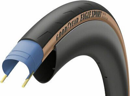 Pneu Speed Goodyear 700x28 Eagle Sport Kevlar Marrom Clinche