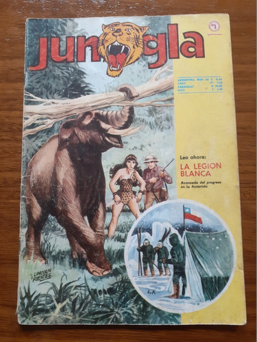 Cómic Jungla Año 3 Número 120 Editora Nacional Quimantú 1971 