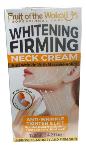 Crema Blanqueadora Con Rodillo De Masajes Para El Cuello