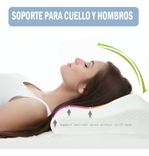 Almohada De Latex Con Memory Foam