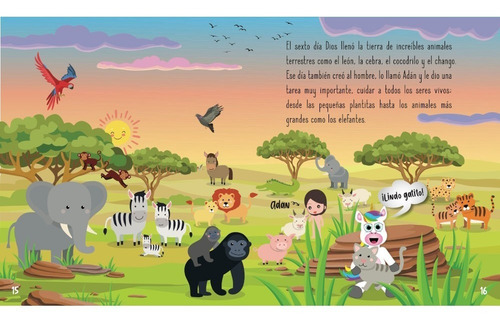 Biblia Para Niños - Colorin Cuenta La Biblia - Génesis -