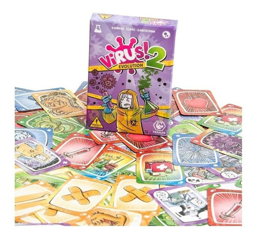 Imagen 6 de 10 de Combo Virus + Virus 2 Expansion Juego De Cartas Dragon Azul