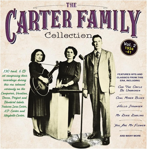 Cd: Colección De La Familia Carter, Volumen 2, 1935-41