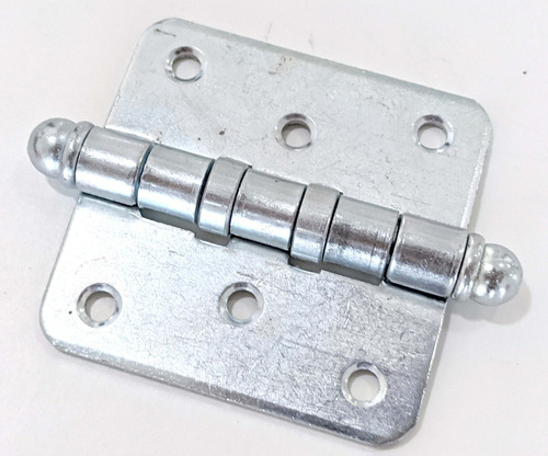 Imagen 6 de 10 de Bisagras Munision 75 X 75 X 2.5mm Zincado Azul Reforzada X10