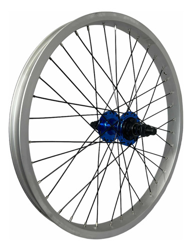 Rines 20 Bmx Aluminio Doble Pared Mazas Azules