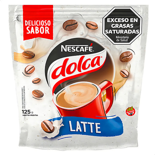 Café Instantáneo Latte Nescafe Dolca Doypack 125 Gr